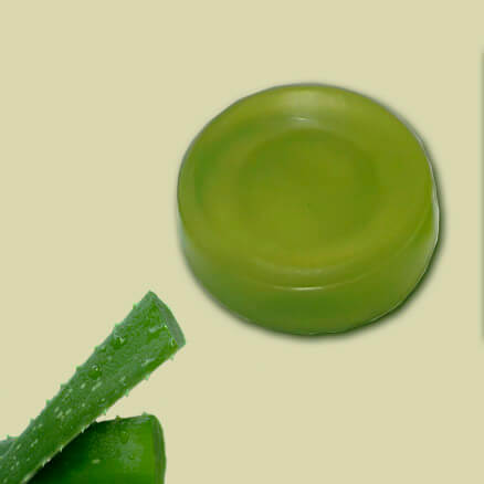 jabón casero de aloe vera